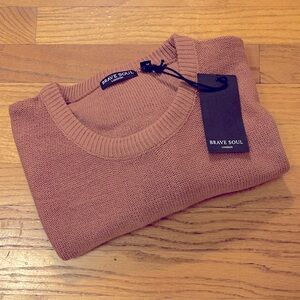 🎁NWT ASOS Brave Soul Rose Pink Oversized Batwing Sweater Sz US 18/ UK 22